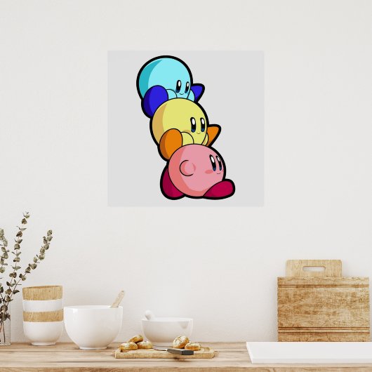 Kirby Stack Poster (Keuken)
