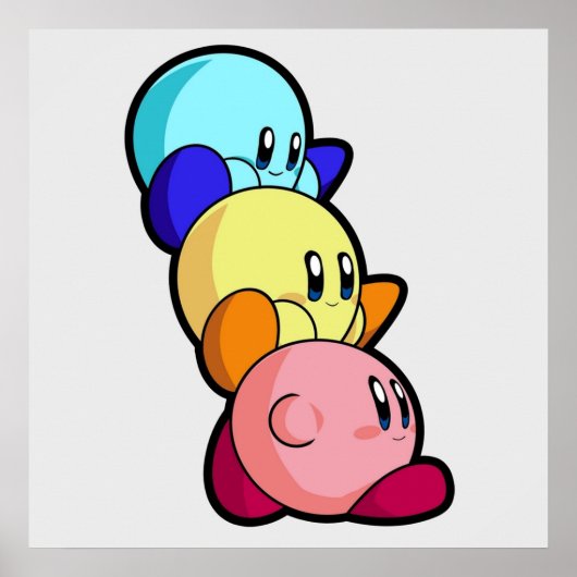 Kirby Stack Poster (Voorkant)