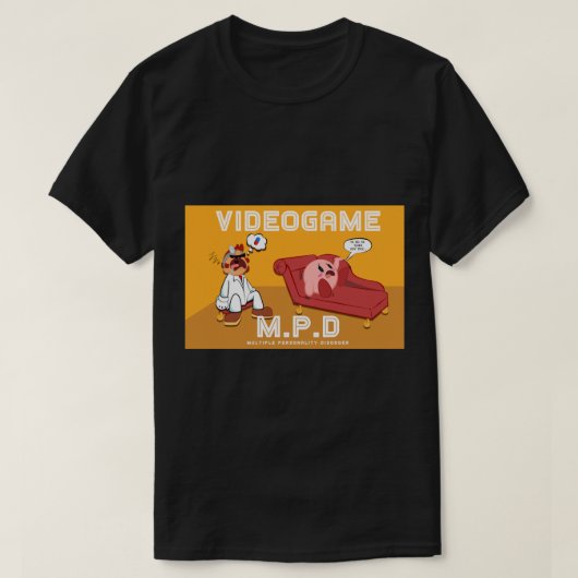 Kirby's Pschiatrist T-shirt (Design voorkant)