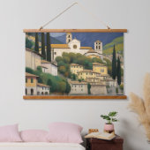 Kirche Cassone Gustav Klimt schilderij Serene Hangend Wandkleed (Slaapkamer)