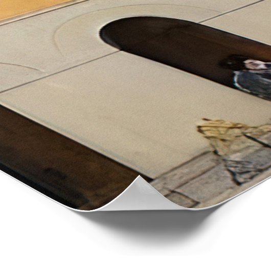 Kirche Cassone Gustav Klimt schilderij Serene Poster (Hoek)