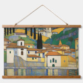 Kirche Cassone Gustav Klimt schilderlandschap Hangend Wandkleed (Voorkant)