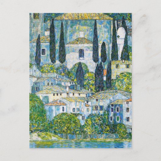 Kirche in Cassone door Gustav Klimt Briefkaart (Voorkant)