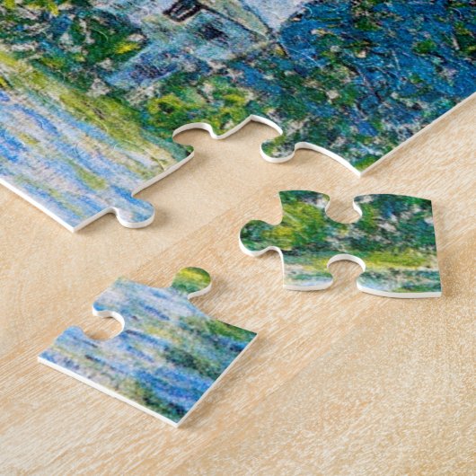 Kirche in Cassone door Gustav Klimt Legpuzzel (Zijkant)