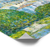 Kirche in Cassone door Gustav Klimt Poster (Hoek)