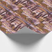 Kirche van de gustav Klimt in Cassone Cadeaupapier (Hoek)