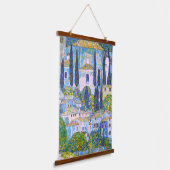 Kirche van Gustav Klimt in Cassone schilderij Hangend Wandkleed (Gebogen)