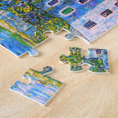 Kirche van Gustav Klimt in Cassone schilderij Legpuzzel (Zijkant)