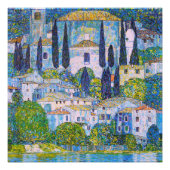 Kirche van Gustav Klimt in Cassone schilderij Perfect Poster (Voorkant)