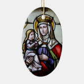 Kirchenfenster la Roche FR Suisse Keramisch Ornament (Rechts)