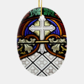 Kirchenfenster la Roche FR Suisse Keramisch Ornament (Achterkant)