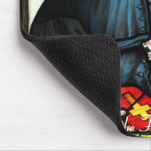 Kirchenfenster La Roche FR Suisse Mousepad Muismat (Hoek)