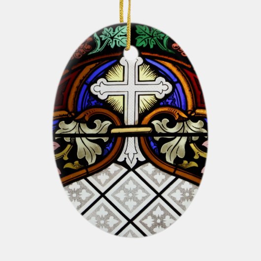 Kirchenfenster la Roche FR Suisse Ornament (Achterkant)