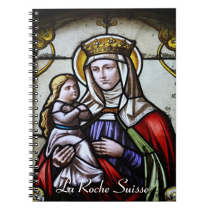 Kirchenfenster La Roche Suisse Nootbook Notitieboek