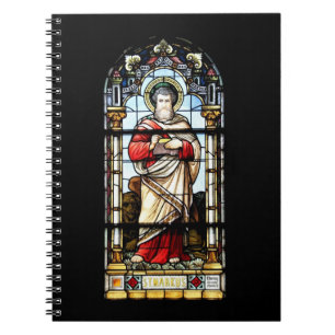 Kirchenfenster Plaffeinen Schweiz/Suisse Nootbook Notitieboek