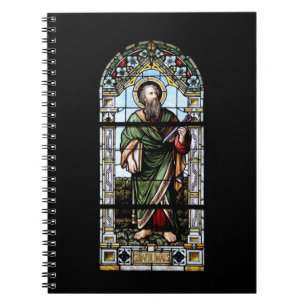 Kirchenfenster Plaffeinen Schweiz/Suisse Nootbook Notitieboek