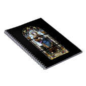 Kirchenfenster Plaffeinen Schweiz/Suisse Nootbook Notitieboek (Rechterzijde)