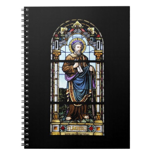Kirchenfenster Plaffeinen Schweiz/Suisse Nootbook Notitieboek (Voorkant)