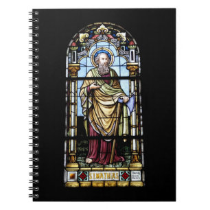 Kirchenfenster Plaffeinen Schweiz/Suisse Nootbook Notitieboek