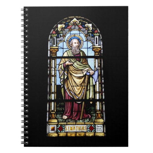 Kirchenfenster Plaffeinen Schweiz/Suisse Nootbook Notitieboek (Voorkant)