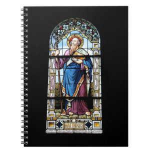 Kirchenfenster Plaffeinen Schweiz/Suisse Nootbook Notitieboek