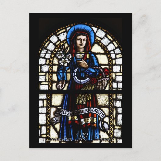 Kirchenfenster Postkarte Briefkaart (Voorkant)