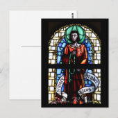 Kirchenfenster Postkarte Briefkaart (Voorkant / Achterkant)