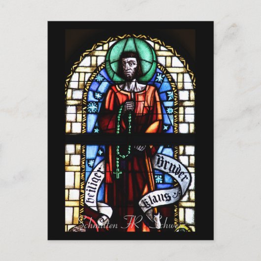 Kirchenfenster Postkarte Briefkaart (Voorkant)