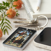 Kirchenfenster Schweiz Suisse / Schlüsselanhänger Sleutelhanger (Voorkant Rechts)