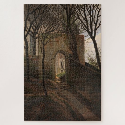 Kirchhofpforte (1822) - Caspar David Friedrich Legpuzzel (Verticaal)