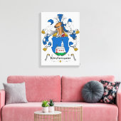 Kirchmann Family Crest Canvas Afdruk (Insitu (Woonkamer))