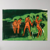 Kirchner - Badenden Poster (Voorkant)