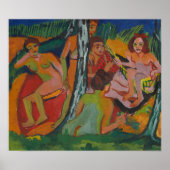 Kirchner - Bathers 1910 Poster (Voorkant)