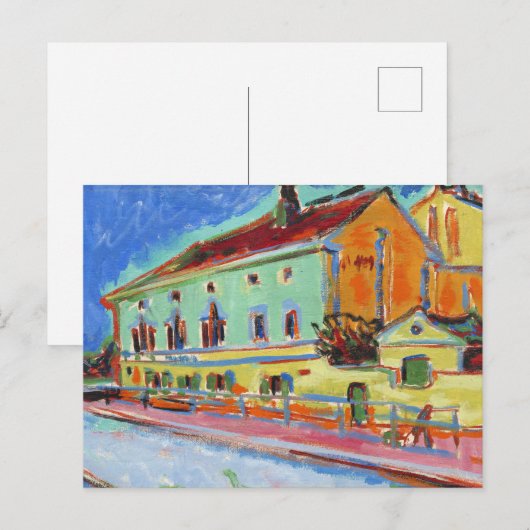 Kirchner Bellevue Danszaal Expressionistische Kuns Briefkaart (Voorkant / Achterkant)