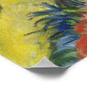 Kirchner - Bergdorf met roze Koe 1919 Poster (Hoek)