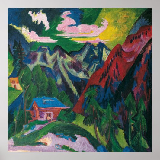 Kirchner - Bergen Poster (Voorkant)