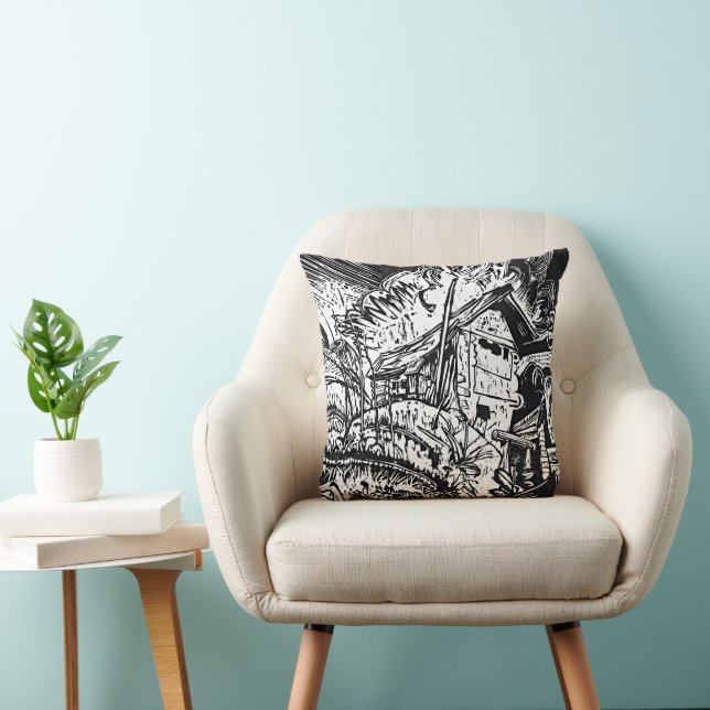 Kirchner Berghuis Expressionistische Kussen (Stoel)
