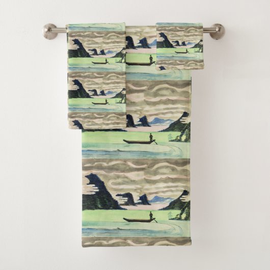 Kirchner Bergmeer Expressionistische Kunst Bad Handdoek (Insitu)