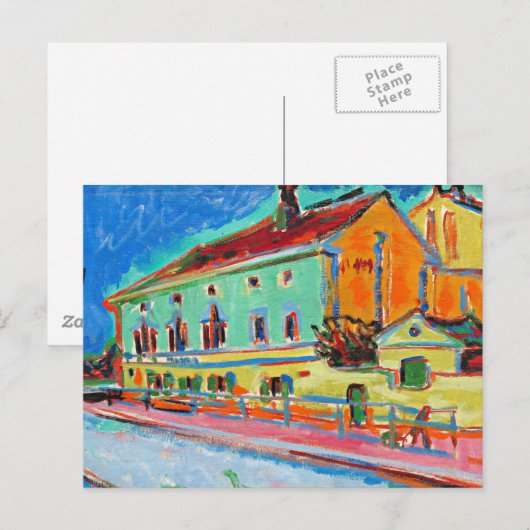 Kirchner, Dance Hall Bellevue, Obverse; Briefkaart (Voorkant / Achterkant)