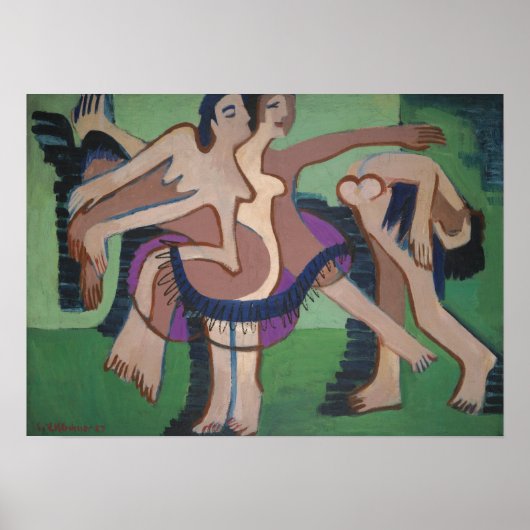 Kirchner - Dansgroep Lot Poster (Voorkant)