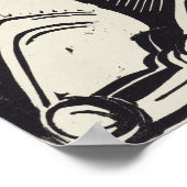 Kirchner - De grote Koe die 1929 neerlegt Poster (Hoek)