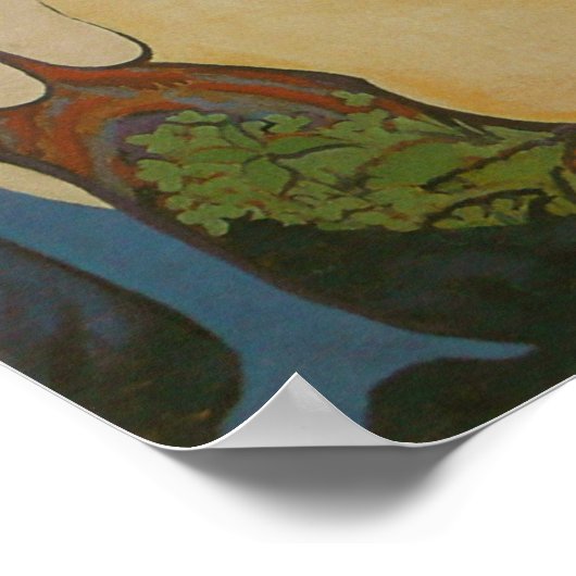 Kirchner - Drie Cijfers Poster (Hoek)