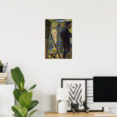 Kirchner - Erich Heckel en model in het atelier 1… Poster (Thuiskantoor)