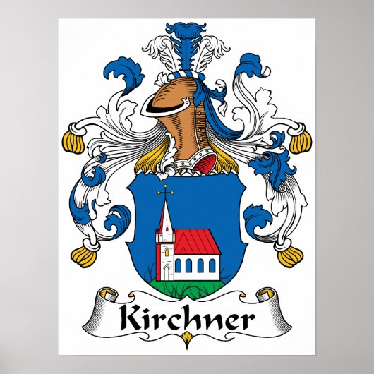 Kirchner Family Crest Poster (Voorkant)