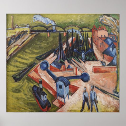 Kirchner - Frankfurt 1916 Poster (Voorkant)