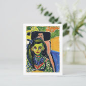 Kirchner Fränzi voor de voorzitter Briefkaart (Staand voorkant)