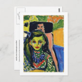 Kirchner Fränzi voor de voorzitter Briefkaart (Voorkant / Achterkant)