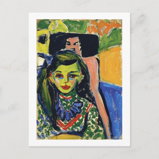 Kirchner Fränzi voor de voorzitter Briefkaart (Voorkant)