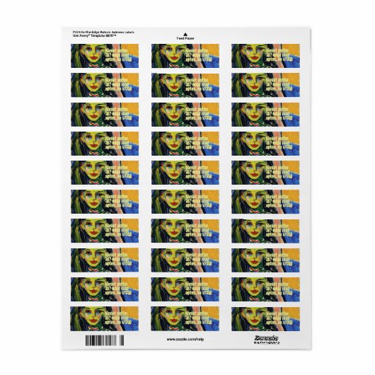 Kirchner Fränzi voor de voorzitter Etiket (Full Sheet)