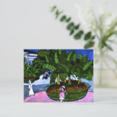 Kirchner - Het Boskett-Albertplein in Dresden Briefkaart (Staand voorkant)